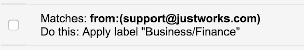 Business Finance Email Filter for your Inbox